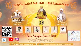 Live Barsi Smagam France 2024 Day 1 - Sant Baba Isher Singh Ji \u0026 Sant Baba Nand Singh JI