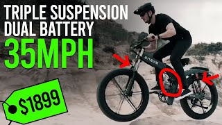 Engwe-X26 Review: 35mph, Dual Battery, Triple Suspension!