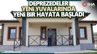 Depremzedeler Akıllı Köy Evlerine Yerleşti