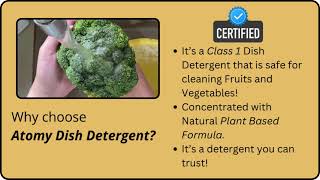 Atomy Dish Detergent Vegetable Test!