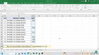 Count Blank cell in excel #countblank #excel #exceltips #exceltutorial