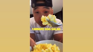 1 Minute Egg Salad 🥚🥗👨🏻‍🍳