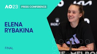 Elena Rybakina Press Conference | Australian Open 2023 Final