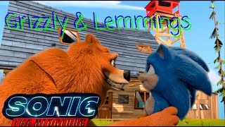 Sonic meets Grizzy Lemmings - Fan made