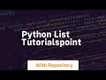 python list tutorialspoint