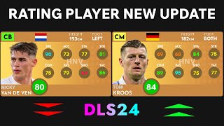 DLS24 | NEW RATING PLAYER Next Update (Predict) (P3)