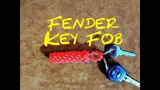 Rope Fender Key Fob  - How to Make a Rope Fender Key Fob - Paracord Fender Key Fob