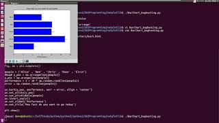 python2, matplotlib, bug hunting ,AttributeError: 'module' object has no attribute 'arrange'