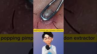 Popping pimple with comedon extractor || Doctor reacts on pimple popping #i_doctor #pimple