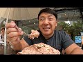 Korean SASHIMI NOODLES & Hamburger Steak BBQ in South Korea