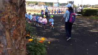 「遠足 到着！」（笠間 友部 ともべ幼稚園 子育て情報）