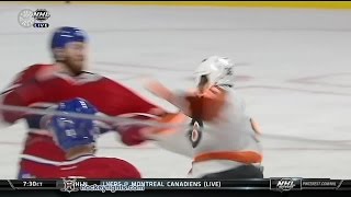 Zac Rinaldo vs Brandon Prust Nov 15, 2014