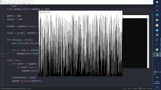Bubble Sort Vizualization using Python3 Pygame