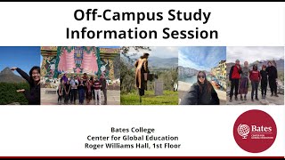 Off-Campus Study Pre-Registration Info Session