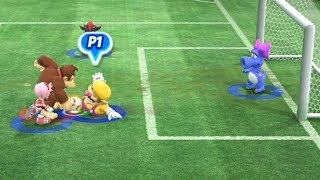 Mario and Sonic at The Rio 2016 Olympic Games #Football-Extra Hard-Team Peach vs Team Donkey Kong