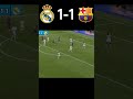 barcelona vs real madrid 2-2 ريال مدريد ضد برشلونة #football #messi #realmadrid #barcelona  #tiktok