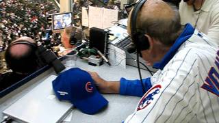 Pete Vonachen interviewed during Cubs broadcast