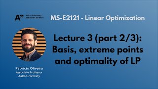 MS-E2121 - Linear Optimization - Lecture 3.2