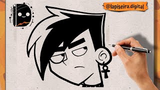 Como desenhar danny phantom passo a passo e fácil