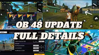 OB 48 (ALL NEW CHANGES) IN FREE FIRE || FREE FIRE ADVANCE SERVER