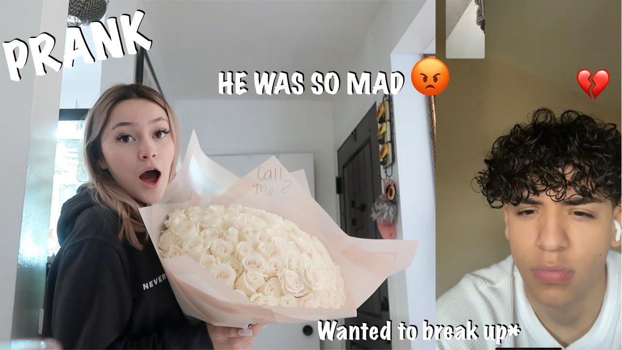 ANOTHER GUY GAVE ME FLOWERS PRANK ON MY BOYFRIEND | HILARIOUS*