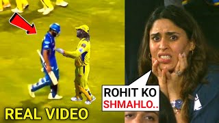 Ms Dhoni Run Towards Sad Rohit Sharma Leaving Ground After MI Lost | CSK vs MI IPL 2024