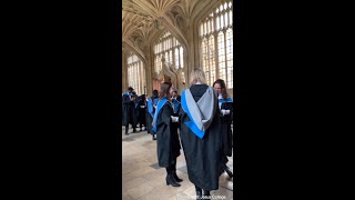 Oxford University graduation - February 2023