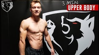 Fighter's Upper Body Workout: 3min Routine
