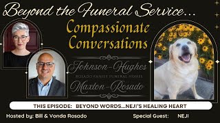 From Shelter Dog to Healing Hearts: Meet Neji the Funeral Therapy Dog Maxton Rosado & Johnson Hughes