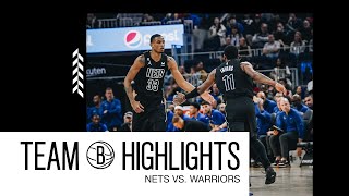 Game Highlights | Brooklyn Nets vs. Golden State Warriors | 1.22.23