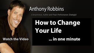 Tony Robbins - How to Change Your Life