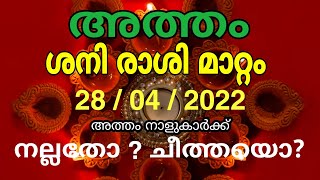 ശനി രാശിമാറ്റം 2020 - 2023 അത്തം നക്ഷത്രക്കാരുടെ 2 1/2 വർഷ ഫലം Astrology Malayalam