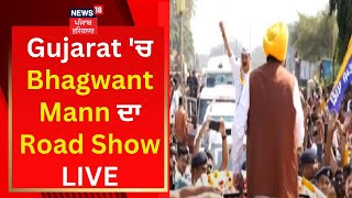 Gujarat 'ਚ Bhagwant Mann ਦਾ Road Show LIVE | News18 Punjab