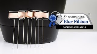 Gardener’s Blue Ribbon Copper Plant Labels