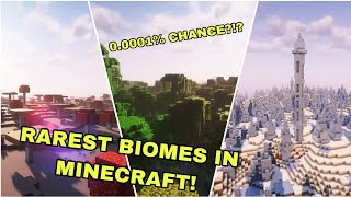 Minecraft’s 3 Rarest Biomes – Only the Luckiest Players Find These !