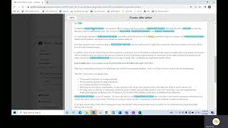 How to create and send an offer in ADP