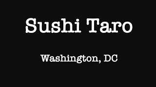 Sushi Taro in Washington DC，曾经米其林的高端日料，有Omakase，也可自己点菜，有点小贵，需订座，推荐😋