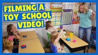 Behind the Scenes of a Toy School Filming