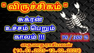 விருச்சிகம் - தை மாத ராசிபலன் 2025 | #ராசிபலன் #ராசி #மாதராசிபலன் #விருச்சிகம் #viruchigam #thai