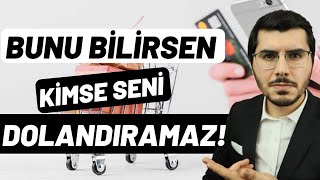 Müthiş Bilgi! Doland!rılırsan veya Siparişin Gelmezse Paranı Nasıl Geri Alırsın?