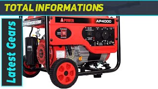 A-iPower AP4000 4,000-Watt Gasoline Powered Generator - Unleashing Power Where You Need It!