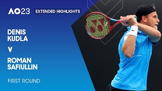 Denis Kudla v Roman Safiullin Extended Highlights | Australian Open 2023 First Round
