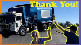 Thank You Garbage Truck Drivers and SpongeBob SquarePants