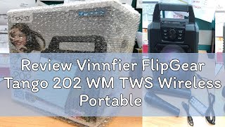 Review Vinnfier FlipGear Tango 202 WM TWS Wireless Portable Bluetooth Speaker Free Wireless Mic