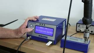 Programming Calibration and Data Storage of a Kolver DC Electric Screwdriver