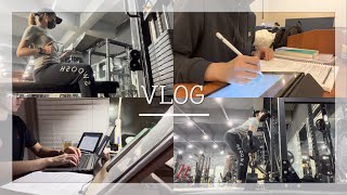 [VLOG] 운동도 공부도 포기 못하는 대학원생의 하루 루틴 🏋🏻‍♀️📖 | 영어공부 + 헬스의 조합 | 유학준비 | 열정 한 스푼 브이로그