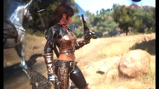 Bdo New Girl in action! Deadeye Leveling Season Character (no commentary) part one