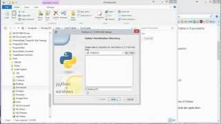 Python 27 Installation on Windows 8