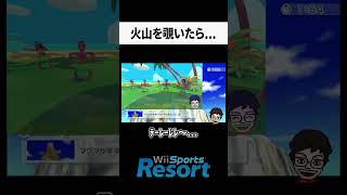 【あるある？】遊覧飛行中に火山を覗こうとした結果… #shorts #wiisports #wiisportsresort #vtuber