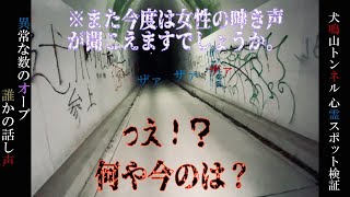 【心霊】犬鳴山トンネル　心霊スポット検証　異常な数のオーブ　複数の話し声